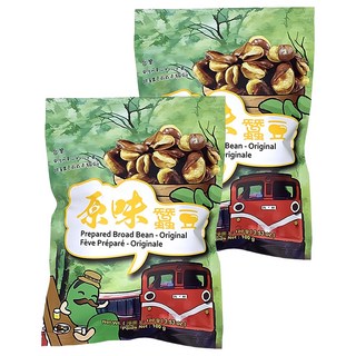 六福風味蠶豆原味, 100g, 2包