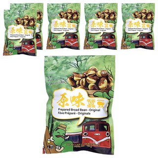 六福風味蠶豆原味, 100g, 6包