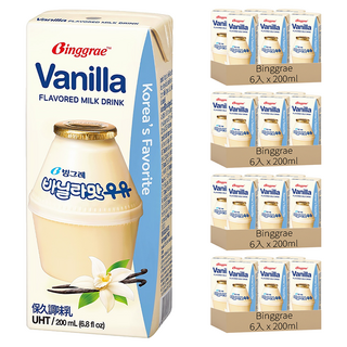 Binggrae 香草牛奶, 200ml, 24入