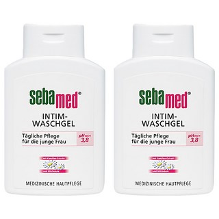 sebamed 施巴 女性私密浴潔露 PH3.8 200ml 兩入組 溫和不刺激, 2瓶