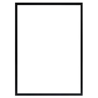 TRENY 免拆鋁框獎狀證書相框 可直立/橫躺擺放 可掛於牆面上, A4, 亞黑色, 1個