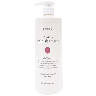 simply O 清爽頭皮洗髮乳 Wild Flower, 500ml, 1瓶