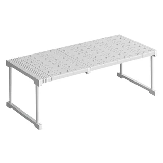 AFAMIC 艾法 第三代免釘可伸縮衣櫃衣櫥分層隔板整理架, 1個, 白色