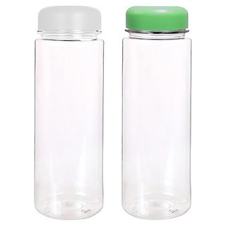 Maka PET My Bottle 隨行杯 2入套裝 白色+綠色 可重複性使用, 500ml, 1組