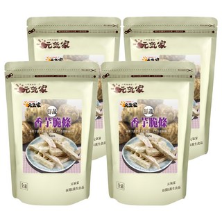 元氣家 香芋脆條 新鮮芋頭製成 天然香甜, 100g, 4包