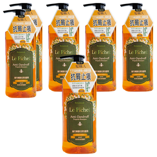 Le Pichet 髮職人 綠竹蜂膠抗屑洗髮精 舒緩調理頭皮 減少頭皮屑困擾 溫和潔淨頭髮, 500ml, 6瓶