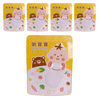 粥寶寶 無毒農 田園南瓜鮮嫩雞 12個月以上, 120g, 5包