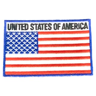 A-ONE 匯旺 美國(含字) DIY國旗刺繡徽章 8 x 5 cm, NO.031