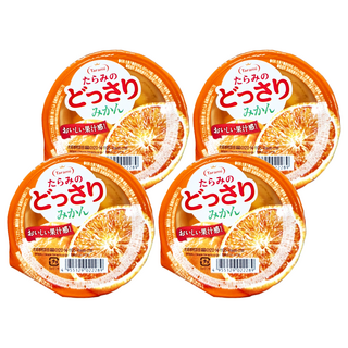 Tarami 達樂美 果凍, 柑橘口味, 4個, Q彈爽口, 獨立包裝