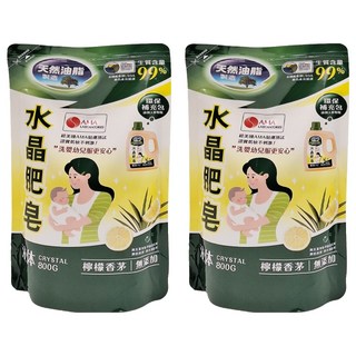 南僑水晶 肥皂洗衣用液體, 800g, 2包