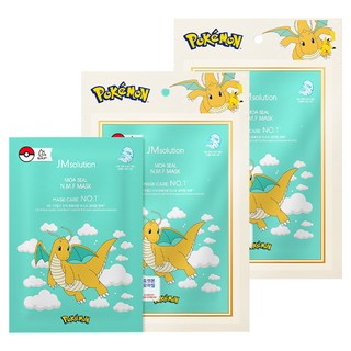 JMsolution 肌司研 寶可夢快龍Moa Seal NMF面膜 + 隨機貼紙, 2組