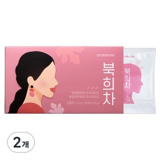 에버비키니 가벼운 팥 호박차 북희차, 1.5g, 20개입, 2개