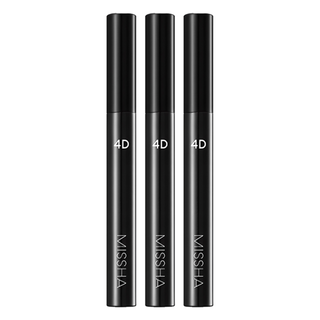 미샤 4D 마스카라 7g, 블랙, 3개