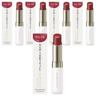 media 媚點 台灣公司貨 潤透渲彩唇膏, RD-06, 5支, 3.1g