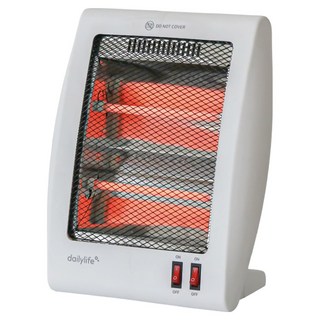 daily life 2段式石英管電暖器, 白色, DH-BH26