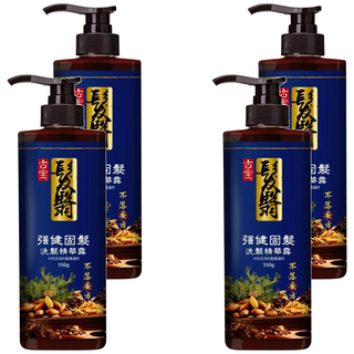 SOAPBERRY 古寶無患子 強健固髮髮翳洗髮精華露 550g 適用中性及油性髮質, 4瓶