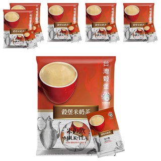 台灣榖堡 米奶茶經濟包 台灣公司貨, 6個, 25g, 10個裝