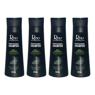 Reto 專業深層抗屑洗髮精 400ml 含保濕功能, 4瓶