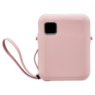 HONG JIN 宏晉 自帶線行動電源 8.3 x 6.5 x 2.6cm, MINI-SP, 乾燥玫瑰, 1個