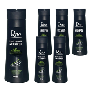 Reto 專業深層抗屑洗髮精 400ml 含保濕功能, 6瓶