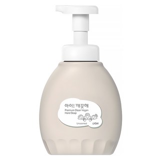 LION 獅王 趣淨 韓國原裝進口 敏弱肌植萃洗手慕斯, 450ml, 1瓶