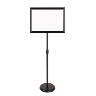 室內用鐵製POP海報架 A3, 1個, 黑色