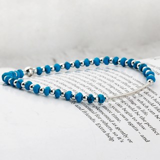 Shoveoff 925銀環形綠松石手環 SVB-S229+鍊條戒指