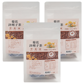 仁濟中藥 菊花決明子茶 3C守護茶, 6.7g, 15包, 3袋