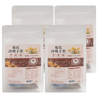 仁濟中藥 菊花決明子茶 3C守護茶 養顏美容 含枸杞 胎菊 牛蒡 桂花 金銀花, 6.7g, 15包, 4袋