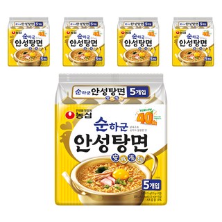 NONGSHIM 農心 安城湯麵 安城湯麵 溫和雞湯風味 125g, 25包