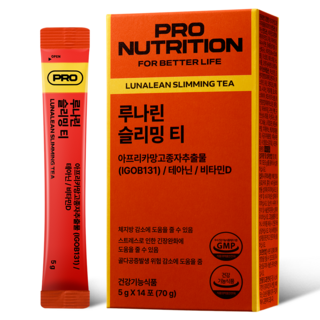 Lunalean非洲芒果種子纖活茶, 1盒, 14條