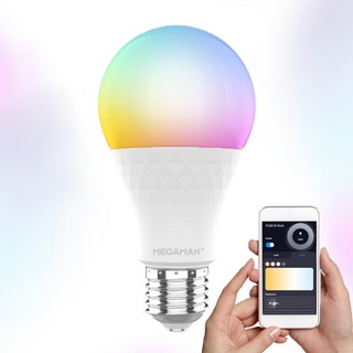 MEGAMAN IOT 智能燈泡 LED 燈泡 9W YTA60Z1-DRW-1026, 其他顏色, 1個