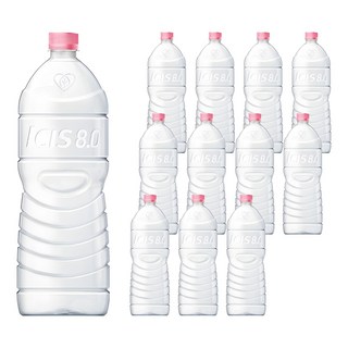 아이시스 8.0 ECO 생수 무라벨, 2L, 12개