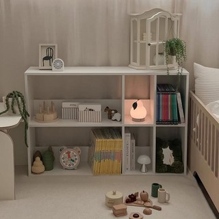 필웰 레트라 책꽂이 선반 책장 1100, 화이트, 2단