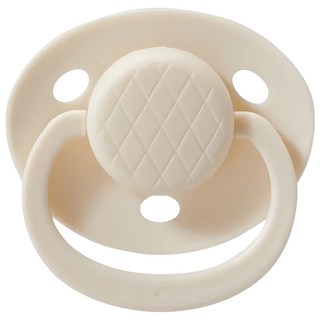 KU.KU Duckbill 酷咕鴨 KU-PLUS下午茶安撫奶嘴 仿母乳圓頭設計 柔軟耐咬 輕量設計 通過SGS檢驗 不含雙酚A, 0~6個月, 太妃奶, 1個