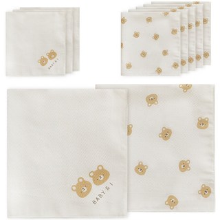 Baby&I 棉紗印花手帕組 10入