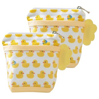 semoms 防水醫藥收納包 2個, 黃色小鴨 白色