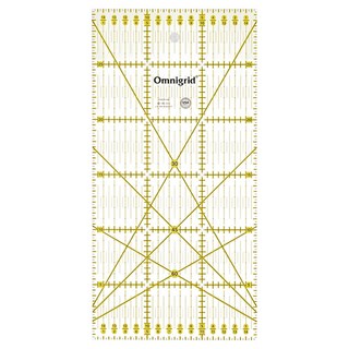Clover 可樂牌 OMNIGRID拼布裁切尺 15x30公分 樹脂材質, 1個