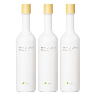 O'right 歐萊德 香桃木控油洗髮精 適合油性頭皮, 400ml, 3瓶