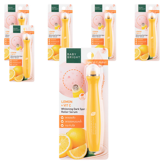 BABY BRIGHT 檸檬維他命C亮白淡斑滾珠精華, 15ml, 6個