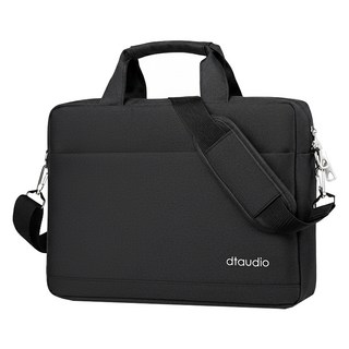 DTAudio 單肩手提電腦包/筆電包/公事包/內膽包 macbook 適用, 黑色, 1個