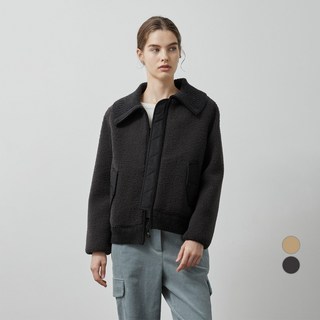 Olivia Lauren 女款毛圈布拉鍊外套 VVBCL4W9451