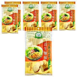 大雪山農場 山藥蒟蒻麵線 添加蒟蒻的麵條 Q彈滑順不軟爛, 200g, 6包