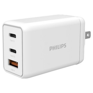PHILIPS 飛利浦 GaN氮化鎵PD 65W充電器, DLP6341C, 1個