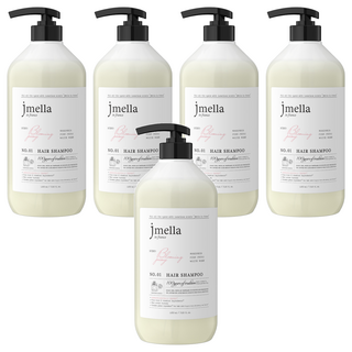 jmella 法式漫舞香水洗髮精 Blooming Peony 花香 含植物精華 高效保濕, 1L, 5瓶