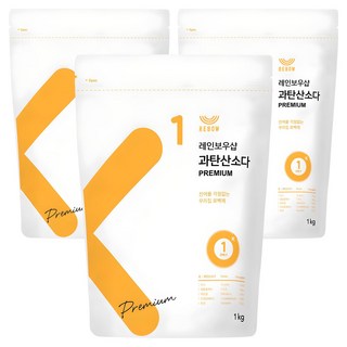레인보우샵 과탄산소다 프리미엄, 1kg, 3개