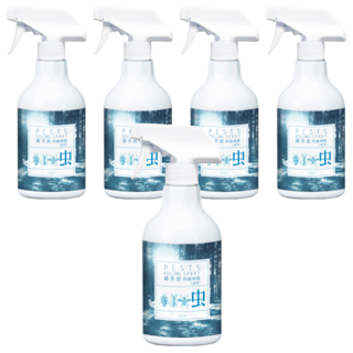 HUKUROU 福來朗 油性除蟲噴霧, 5瓶, 500ml