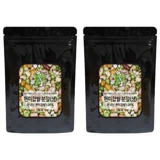 校眼糙米糯米粉原料, 1.2kg, 2個