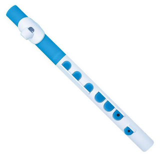 Nuvo樂器 TOOT 長笛 N420TW, 白色 + 藍色, N420TWBL, 1個