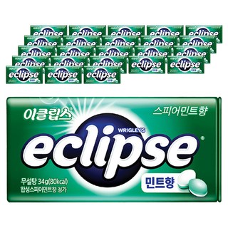 이클립스 캔디 스피어민트향, 34g, 24개
